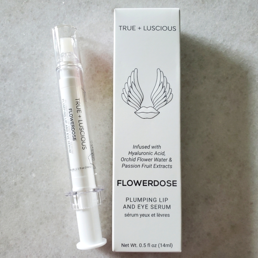 TRUE + LUSCIOUS FLOWERDOSE LIP & EYE SERUM